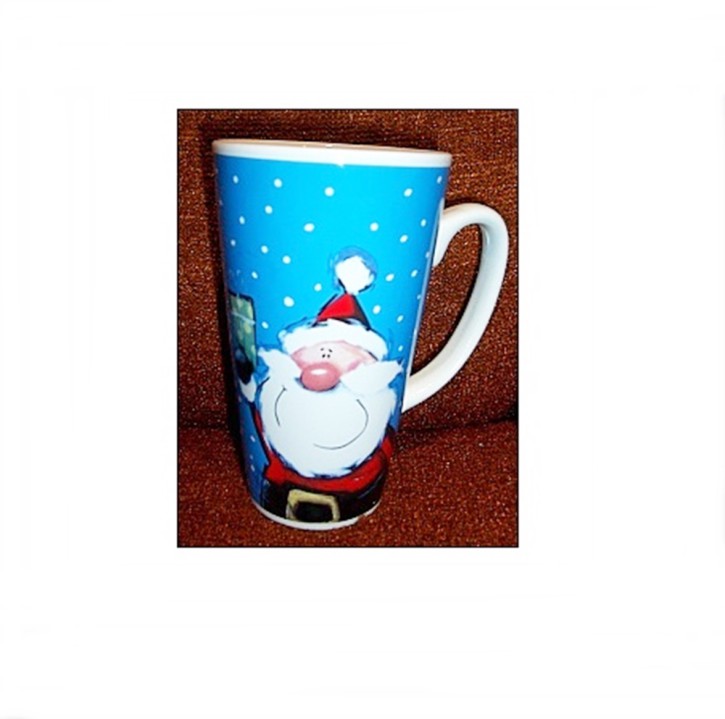 Tasse Becher Motiv Weihnachtsmann Weihnachtliche Kaffeetasse oder Teetasse