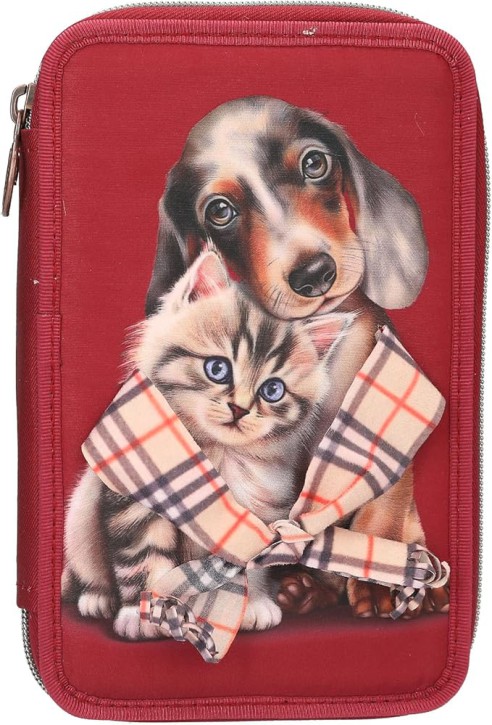Depesche 13674 TOPModel 2 Fach Federtasche FUR Ever Friends