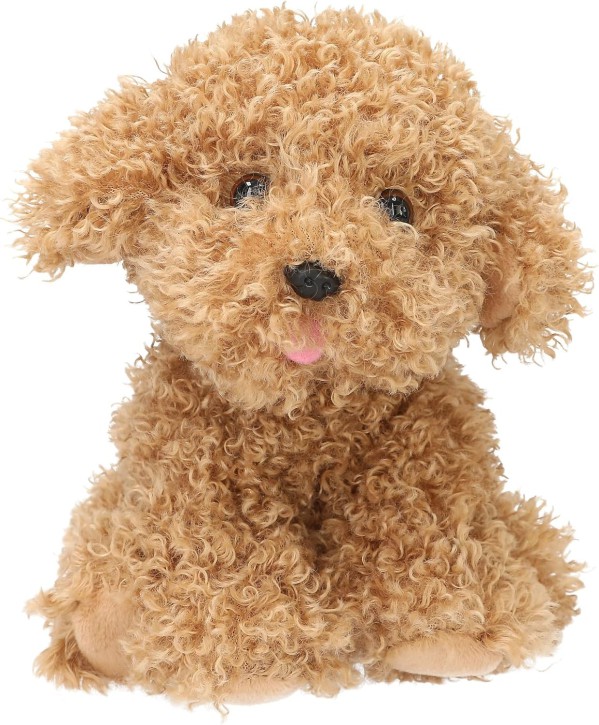 TOPModel Plüsch Hund Holly, Hellbraun, FUR EVER FRIENDS Kuscheltier, 16 cm, Stofftier für Kinder