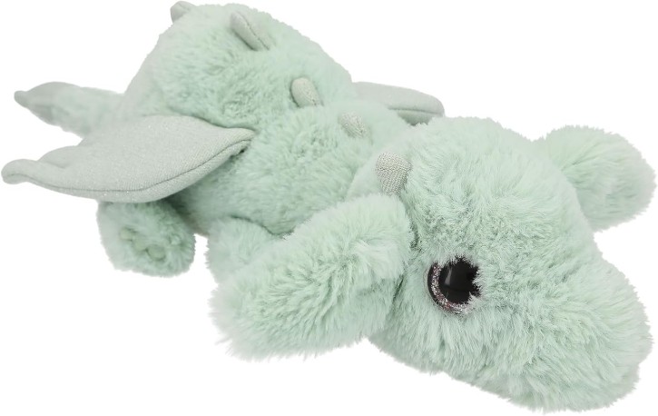 SNUKIS mintgrüner Plüsch Drache, Kuscheltier für Kinder, Weiches Stofftier , Plüschtier