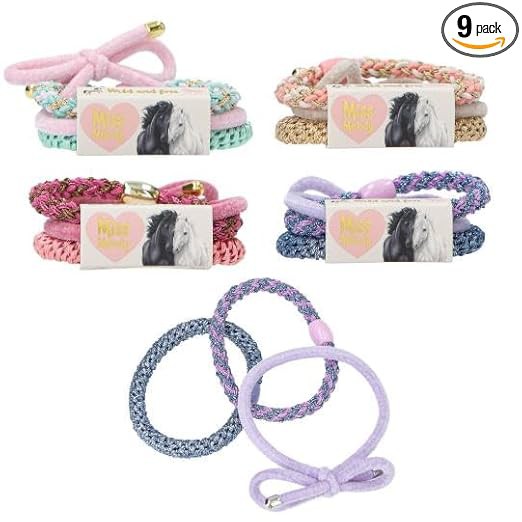 3x 3er Haargummi-Set von Miss Melody: toll im Haar und als Armschmuck