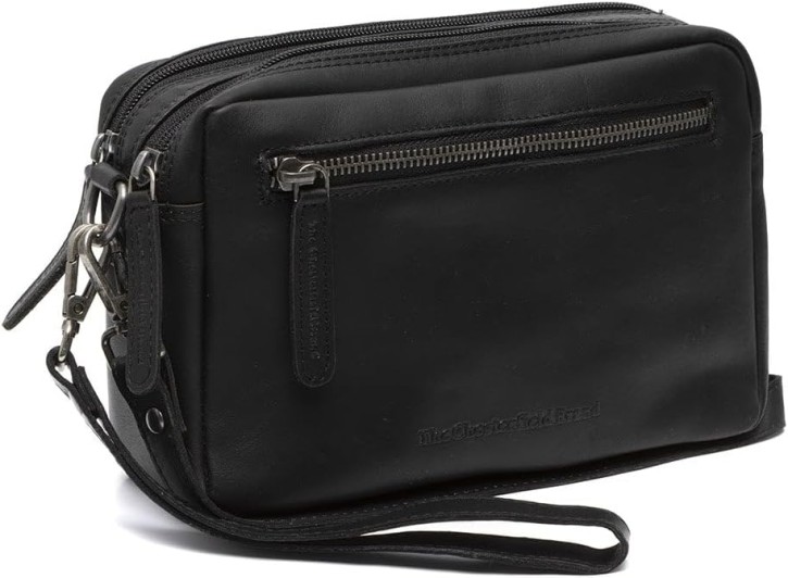 The Chesterfield Brand - Leder Umhängetasche schwarz Samui 21,5x14x7,5cm für Männer