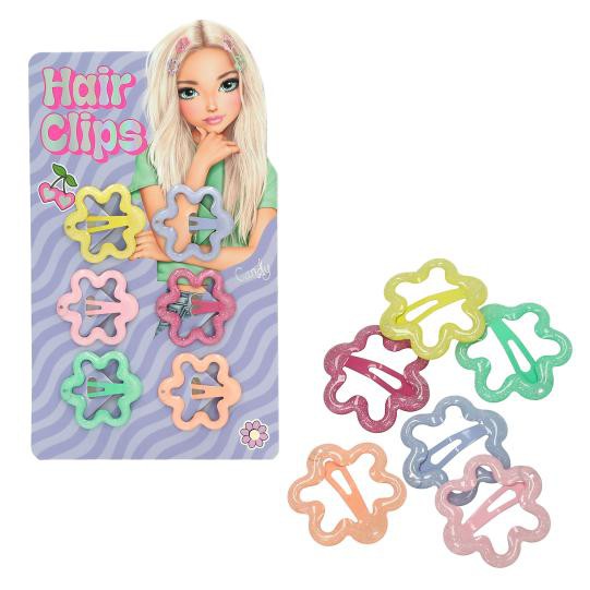 Mini Haarspangen GLOW TO GO - in 6 Farben: Gelb, Lila, Rosa, Hellrosa, Türkis, Orange
