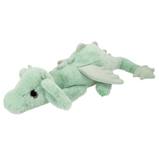 SNUKIS Grüner Plüsch Drache, Kuscheltier für Kinder, Weiches Stofftier , Plüschtier 65cm