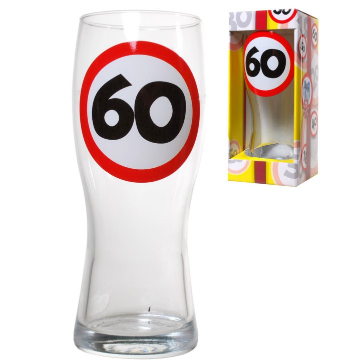 Bierglas 60 zum 60.Geburtstag
