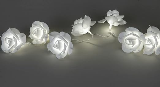 Lichterkette Rosengirlande 10 LED Lichter