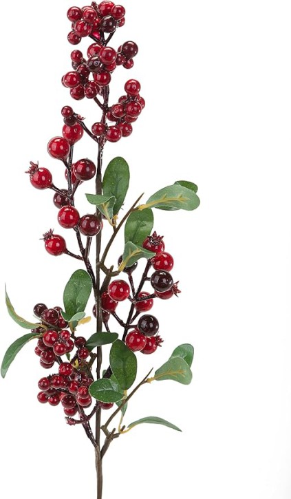Dekozweig Beeren-Zweig 65cm 1 Stück
