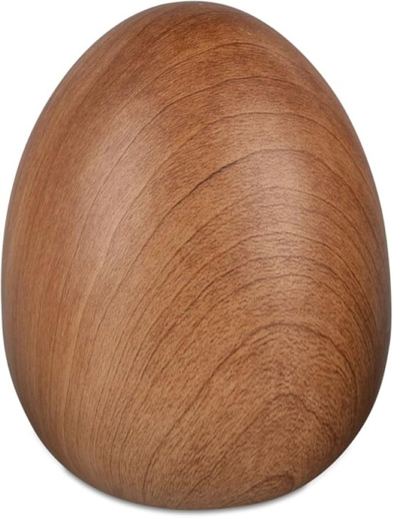 Dekoration Ei Dekoeier Osterei Keramik in Holzoptik 14cm  - ostereier frühling osterdekoration ostergeschenke