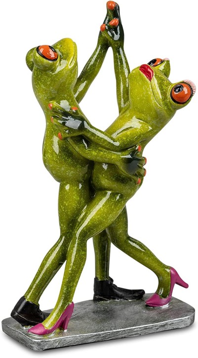 formano wunderschöne Sammlerfigur Tanzpaar,Tänzer Froschhausen,handbemalt