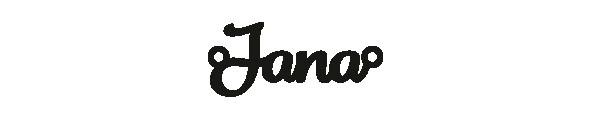 Versilbertes Armband mit Namen Jana