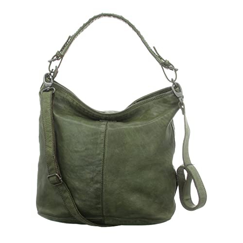 Handtasche Mode Green grün Damentasche Leder