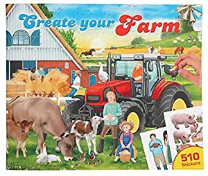 Create your Farm, Motiv: Farm, 1 Stickerbuch, Malbuch + 510 Stickers Länge: 0.6 cm Breite: 30 cm Höhe: 25 cm ab 4 Jahre
