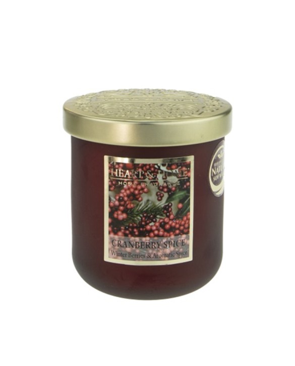 Grosse Duftkerze Cranberry Spice 340g Inhalt: 0,34 Kilogramm Grundpreis (97,03 €/kg)