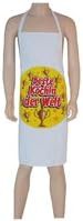 Lustige Schürze Köchin, witzige Grillschürze, Bistro-Schürze mit lustigem Motiv und Spruch Beste Köchin der Welt.