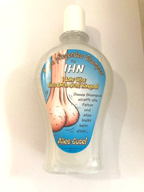 Udo Schmidt Spass Shampoo- Für Ihn-Shampooals lustige Geschenkidee für Männer - mit Spruch (Grundpreis 34,26 Euro/l)…