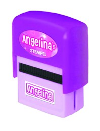 Kinderstempel mit Namen Angelina