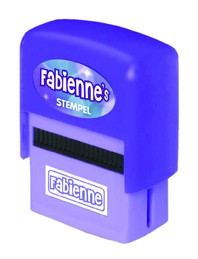 Kinderstempel mit Namen Fabienne