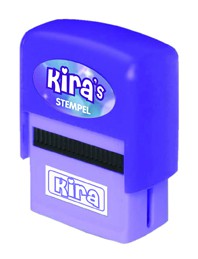 Kinderstempel mit Namen Kira