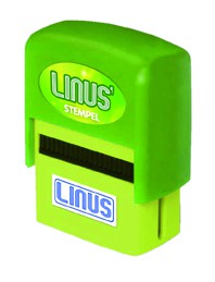 Kinderstempel mit Namen Linus
