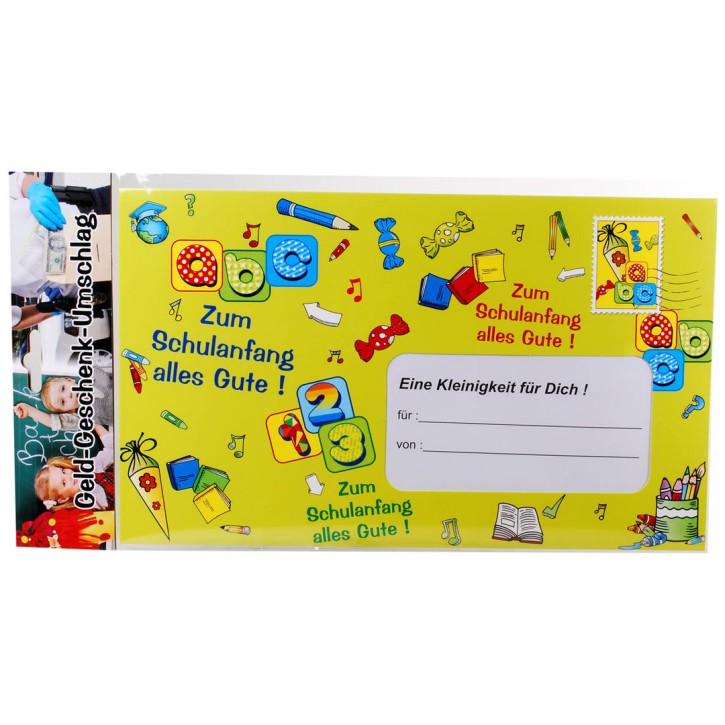 Riesen-Umschlag - Schulanfang- Geschenk zur Einschulung