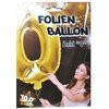 1 Stück Riesen-Folien-Ballon - 0- gold 1m groß