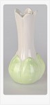 Vase 18cm Springtime grün aus glasiertem Steingut