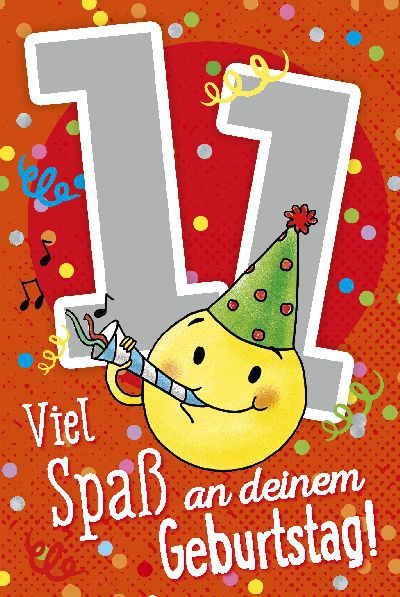 Depesche Zahlenkarten mit Musik 11 Viel Spaß an deinem Geburtstag!