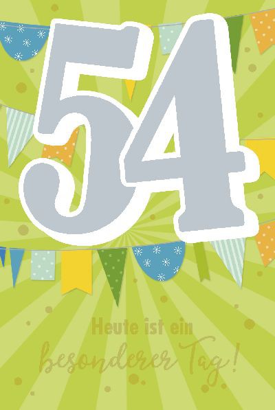 Depesche Zahlenkarten mit Musik 54 Heute ist ein besonderer Tag!