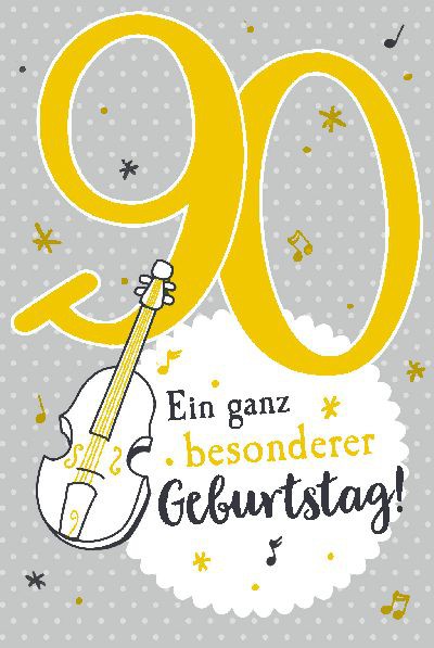 Depesche Zahlenkarten mit Musik 90 Ein ganz besonderer Geburtstag!