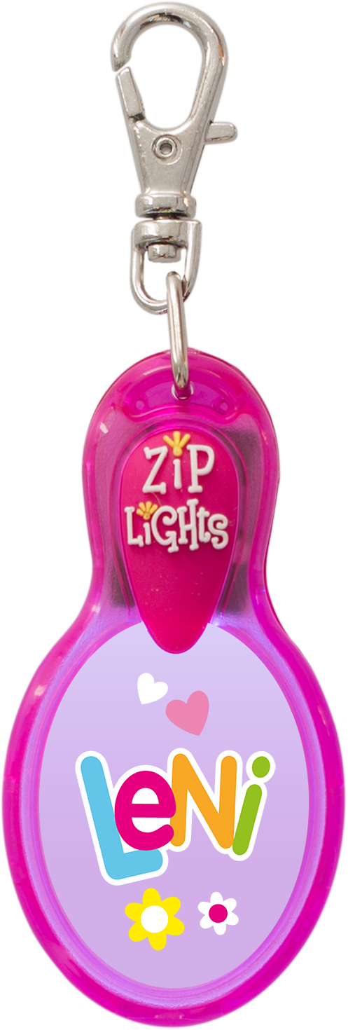 Anhänger Zip Light Reißverschluss Motiv: SUPER Ida 3D Super Taschenlampe