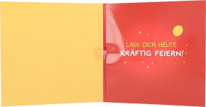 Geburtstagskarte mit Musik- Bier