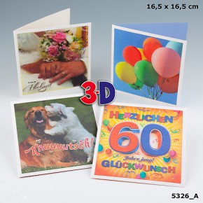 Depesche 3D Klappkarte 005 zum 60. Geburtstag