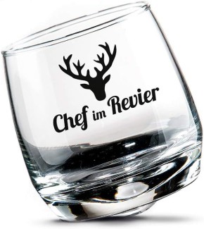 Wackelglas Chef im Revier 2er-Set im Geschenkkarton